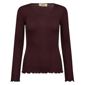 Mos Mosh Elaine Seamless Bluse, Fudge